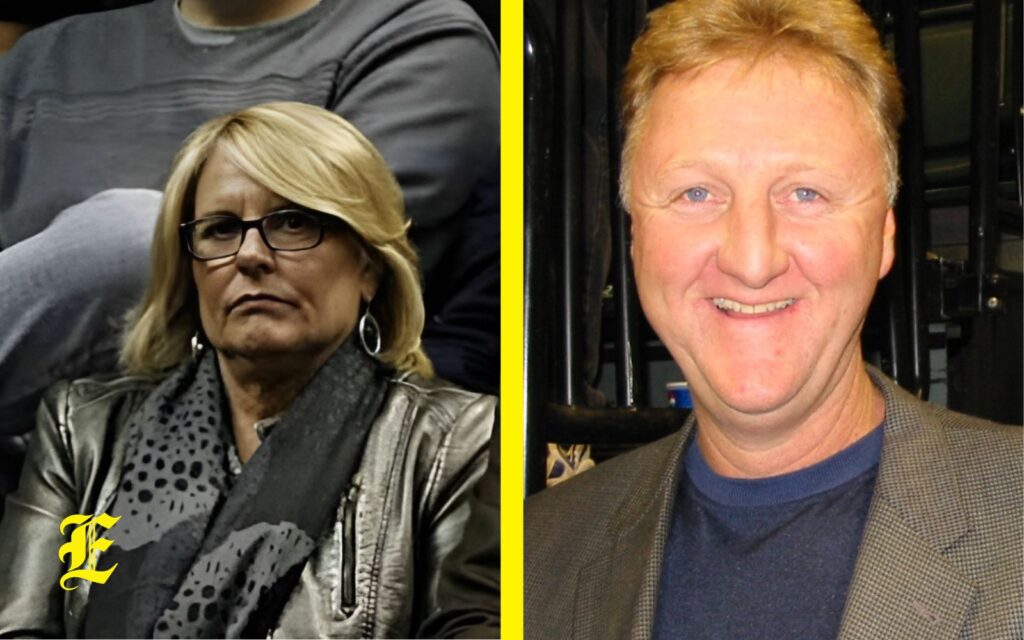 Janet Condra and Larry Bird